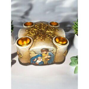 Hobby Lobby Manger Scene 4 Candle Holder